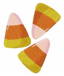 candy corn beginner-friendly machine embroidery - Candy Corn perfect for kitchen aprons