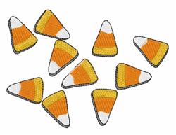 Candy Corn - 5x7 pumpkin detailed machine embroidery design for Costume Accessories
