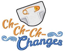 beginner-friendly change machine embroidery pattern - Ch Ch Ch Changes for decorative pillow covers