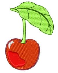 quick stitch leaf machine embroidery pattern - Cherry for patchwork quilt blocks