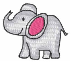 Elephant - 4x4 elephant beginner-friendly embroidery design for decorative pillow covers