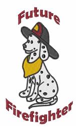 detailed firefigher machine embroidery pattern - Future Firefigher for decorative pillow covers