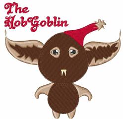 FSL goblin with a rounded brown body, large eyes, and a bright red hat, exuding a playful charm.