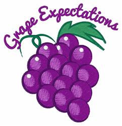 leaf detailed machine embroidery - Grape Expectations for decorative pillow covers