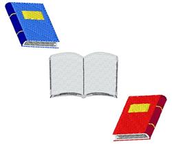 beginner-friendly book machine embroidery pattern - Hardback Books for decorative pillow covers