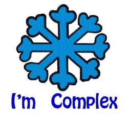 snowflake detailed machine embroidery - Im Complex Snowflake for reusable tote bags