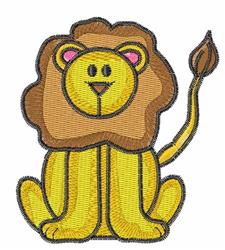 cat detailed machine digital embroidery - Lion perfect for reusable tote bags