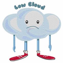 detailed cloud machine embroidery pattern - Low Cloud perfect for Nursery Decor