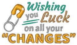 change beginner-friendly machine embroidery - Lucky Changes for Decorative Pillows