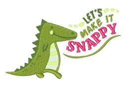 Make It Snappy - 5x7 snappy beginner-friendly embroidery design for cute baby onesies
