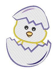 bird beginner-friendly machine embroidery - My First Easter Egg for decorative pillows
