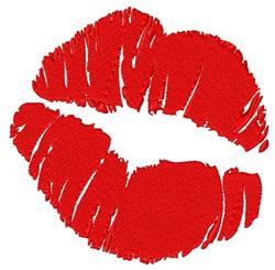 Puckered Red Lips