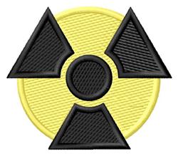 beginner-friendly radioactive machine embroidery pattern - Radioactive for Event Banners