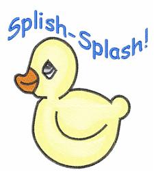 bird detailed machine embroidery - Splish Splash perfect for decorative pillow covers