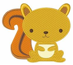 squirrel detailed machine embroidery - Squirrel perfect for patchwork quilt blocks