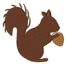 Squirrel - 4x4 squirrel beginner-friendly embroidery design for Greeting Cards