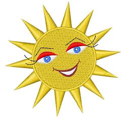 sunflower beginner-friendly machine embroidery - Sun perfect for Garden Tools