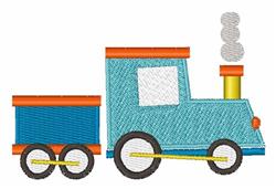 Train - 4x4 train beginner-friendly machine embroidery design for Baby Blankets