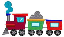 detailed train machine embroidery pattern - Train perfect for decorative pillow covers