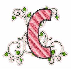 leaf beginner-friendly machine embroidery - Vine C perfect for reusable tote bags