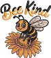 Bee Kind Cartoon Floral
