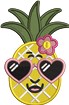 Pineapple with Sunglasses Kawaii