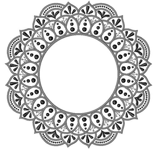 Pie Top Cutter - Mandala, FREE SHIPPING