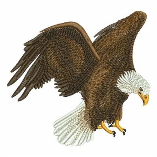 Bald Eagle Logo Embroidery Design