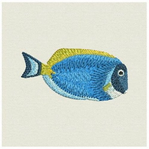 tropical fish embroidery designs