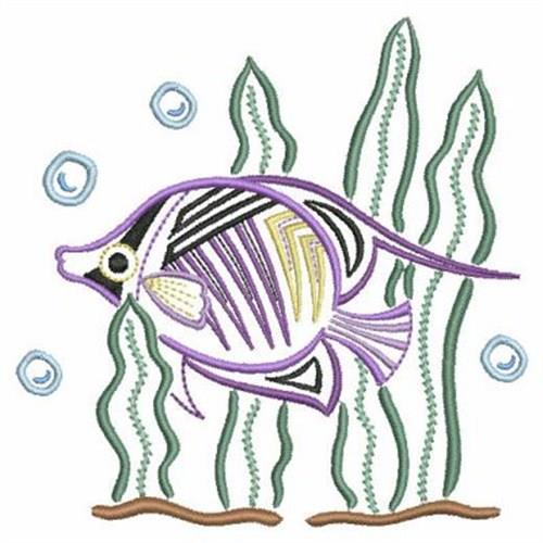 Hola Mola Fish Embroidery Design 