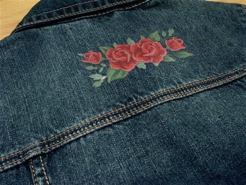 Watercolor Roses Border