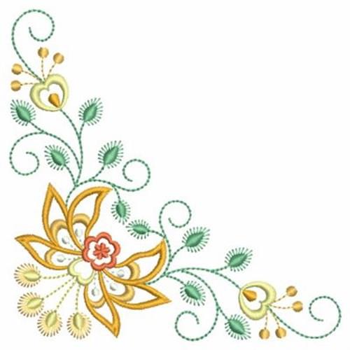 High quality Embroidered/Embellished Floral Design