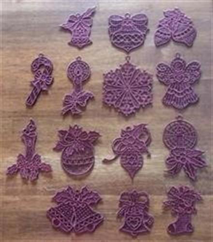 Whitework Hibiscus Circle