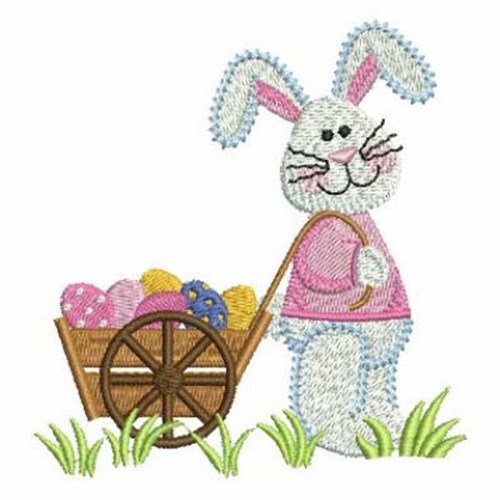 Embroidery file Easter Bunny
