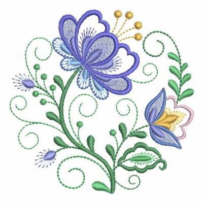 Floral Embroidery Hoop Embroidery Kit - Needlework Projects, Tools