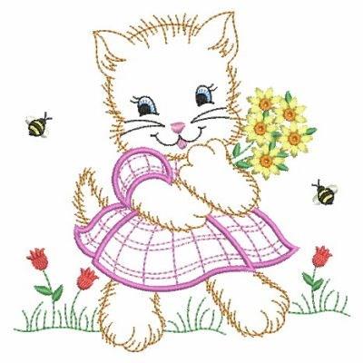 Knitten Kitten Embroidery Kit