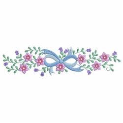 Flower Border With Bow