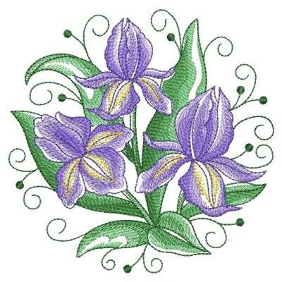 Floral Flourish Embroidery Pattern (PDF)  Crewel embroidery kits, Embroidery  patterns, Floral embroidery patterns