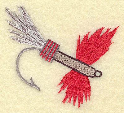 Fly Lure Embroidery Design