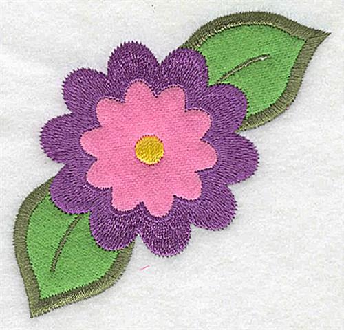 Flower applique design - 8 leaf design - fun and funky applique of an  abstract flower - in two sizes - Machine Embroidery Geek