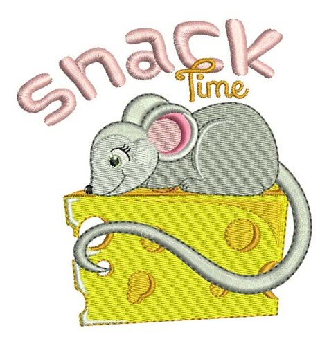 Snack Time Embroidery Design 