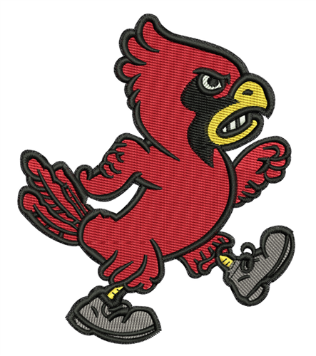 Cardinals Mascot Swirly Design/cardinal School -  Israel