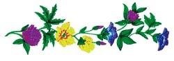 Colorful Floral Border