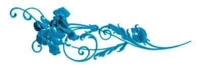 Swirling Floral Border