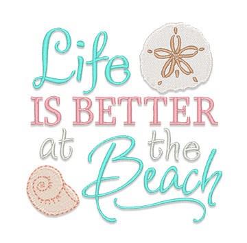NEW* Stick and Stitch Embroidery Templates: The Beach Life Set