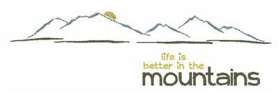 Mountain Border Scape