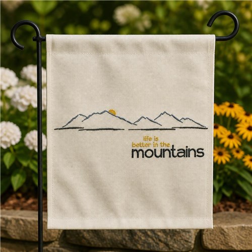 Mountain Border Scape