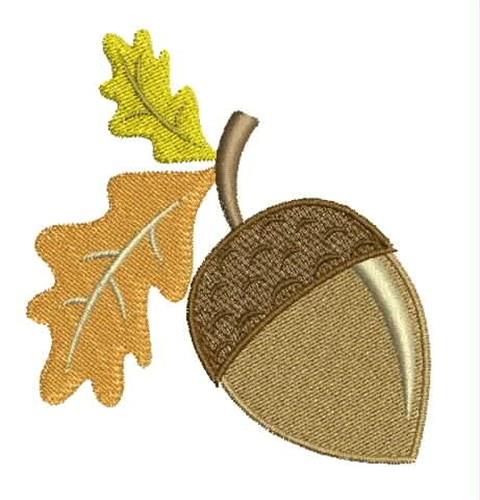 Acorn ~ Oak Leaves & Acorns Quilted Design handpainted Needlepoint
