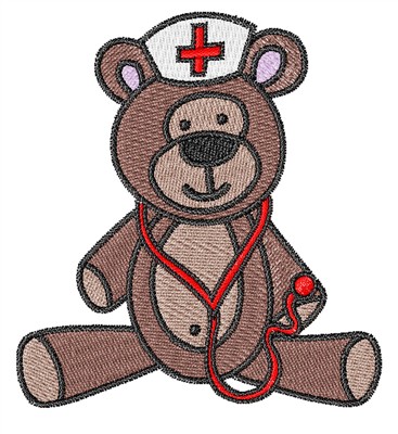 steiff bear nurse