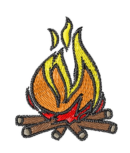 Burning campfire embroidery designs machine embroidery designs at Burning campfire embroidery designs machine embroidery designs at